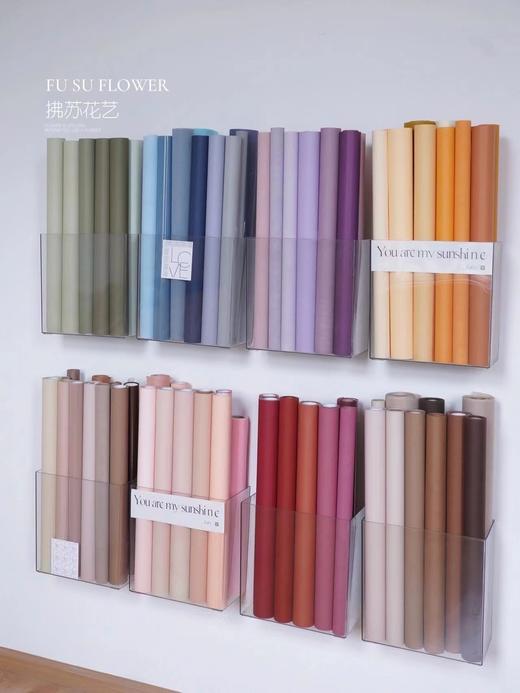 【苁丛品牌】高级感晨雾纸/塑料材质包装纸（卷筒58*15码） 商品图5