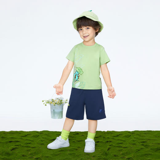 男童记忆棉凉感T短袖新款安奈儿童装实体店同款XB421692 商品图3
