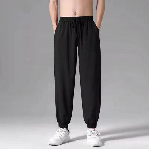 【冰感有型❗️男士百搭冰丝裤子】轻薄透气，舒适柔软，夏季无感，春夏季薄款宽松直筒运动裤夏天男生速干休闲长裤父亲节礼物新年礼盒年货礼盒 商品图4