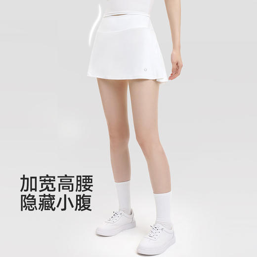  小野和子高腰运动短裙夏季新款防走光女款健身瑜伽速干超短A字裙 商品图1