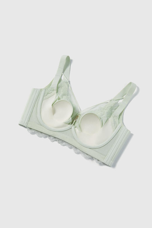 【第二件 0 元｜ 满2件 5 折】【C杯单件】【秀黛】浅月云花记忆圈薄杯文胸L5110026C【门店同款】 商品图4