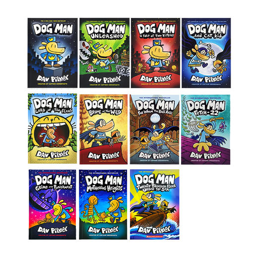 【斑马好物】Dog Man 1-11 神探狗狗 英文版 11册平装 The Adventures of Dog Man 神探狗狗 英文 商品图1