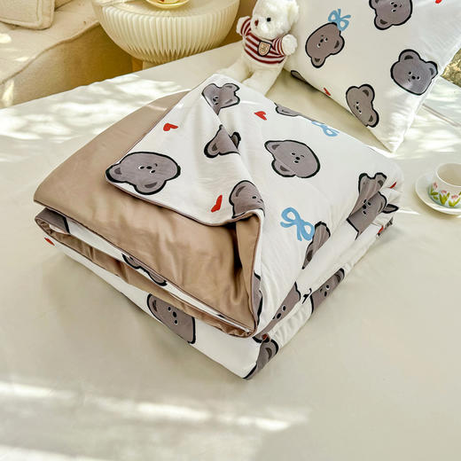 【限时特价！55/2条】可机洗！A类母婴级夏凉被双层纱夏被儿童空调被学生宿舍单双人夏季薄被子 商品图13