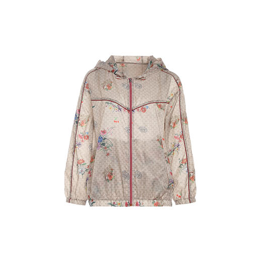 乔万尼夏新款短外套减龄连帽设计经典老花EM2B923 商品图4