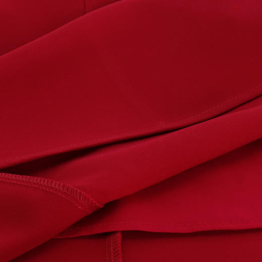 RF8F5斯尔丽2024新款圆领水滴收腰放摆法式浪漫显瘦高级气质款连衣裙 商品图5