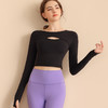 LUM39881露檬新款瑜伽服长袖（含胸垫） 商品缩略图1