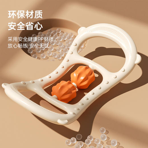 【夏日消暑，必备瑜伽环带！】活络筋骨，解除疲劳；凸点滚轮按摩，轻松工作；美背拉提，令你回头率upup；环普拉提，雕塑W美身形！ 商品图3