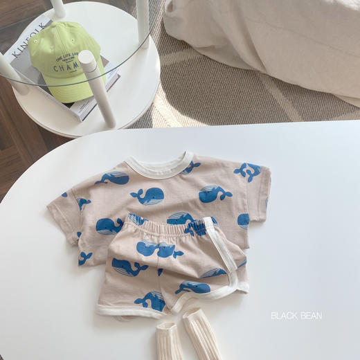 【夏季韩版宝宝可爱卡通熊两件套】ins中小童男女宝宝家居服透气套装 商品图14