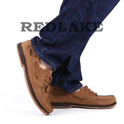 限时特价——葡萄牙原产经典舒适男士游艇鞋休闲鞋MAGELLAN麦哲伦-棕色(一脚蹬款式） 商品图8