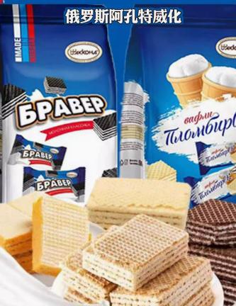 阿孔特冰淇淋味威化饼干408g 商品图2