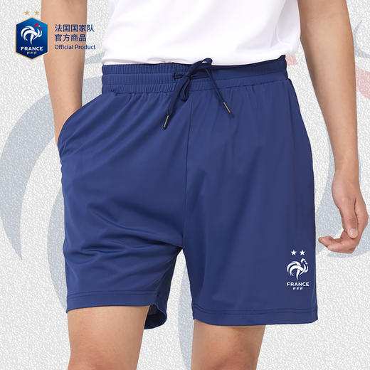 法国国家队官方商品 | 深蓝速干短裤训练夏季排汗休闲裤足球迷 商品图3