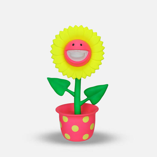 Ron English Growing Grin Sunflowe (Pink) 笑脸太阳花手办玩具 商品图3