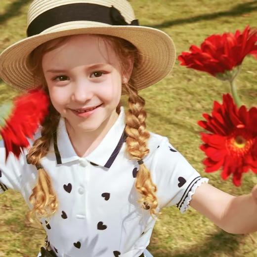 女童短袖连衣裙夏新款安奈儿童装EG423095 商品图2