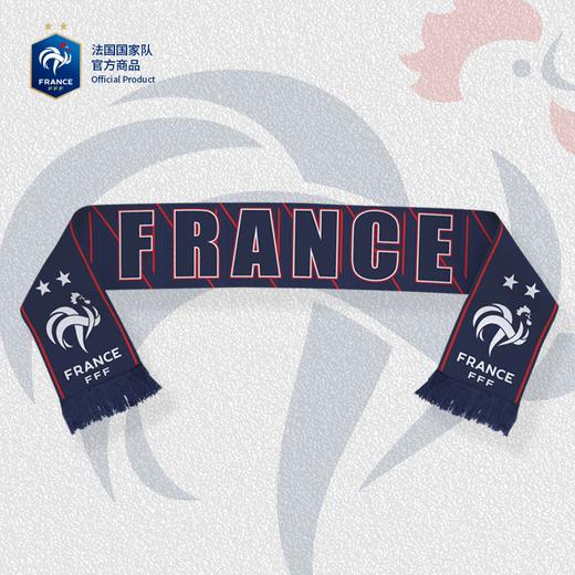 法国国家队官方商品 | 经典队徽拼色助威围巾流苏纪念足球迷周边 商品图2