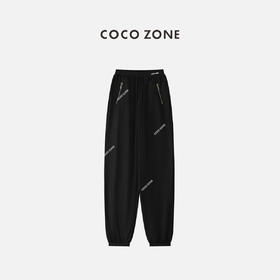 COCO ZONE 新款夏季宽松透气阔腿休闲冲锋裤 23C29062