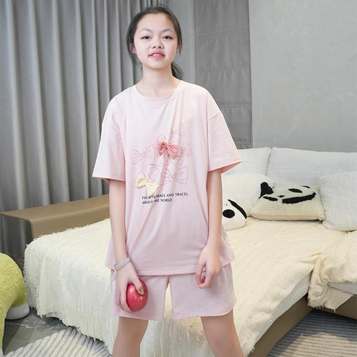 【69元1套】春夏女士短裤套头套装家居服-6242242 商品图0