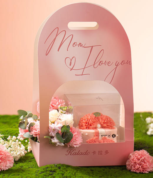 花绽芳华4#+鲜花花束套餐 商品图1