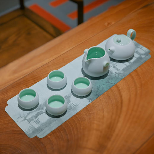 羽诗制造出品 自游品茗一壶四杯旅行茶具礼盒套装 商品图0