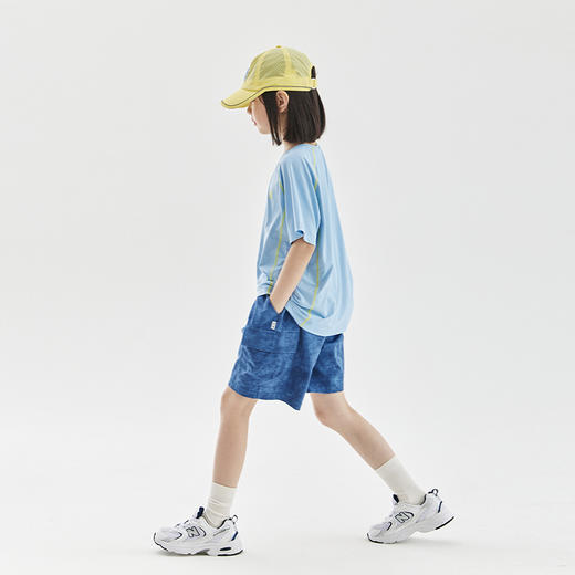 cicochild24夏季新款儿童凉感针织运动短裤中大童印染休闲五分裤 商品图4