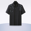 【Q】【新款DLS】大依优型大码短袖Polo衫翻领加肥加大男士大号弹力透气舒适夏季半袖 商品缩略图6