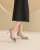 westory夏季新款法式优雅细高跟凉鞋露趾高跟鞋凉空鞋W24AH57641 商品缩略图4