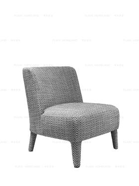 塞西尔 休闲椅 | 皮布面料可选，详询客服