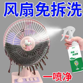 TZF-免拆电风扇吊扇清洁剂排风扇空调滤网免拆免水洗灰尘清理清洗