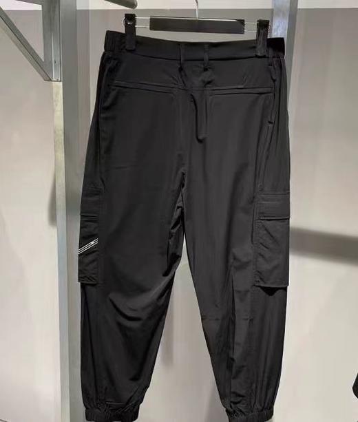 4F【GXG】GXG男装 夏季时尚黑色简约收口工装休闲长裤潮 商品图2