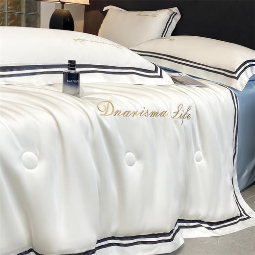 雀说凉感冰丝夏凉被天丝双人夏被可机洗真丝空调被子AL 商品图1