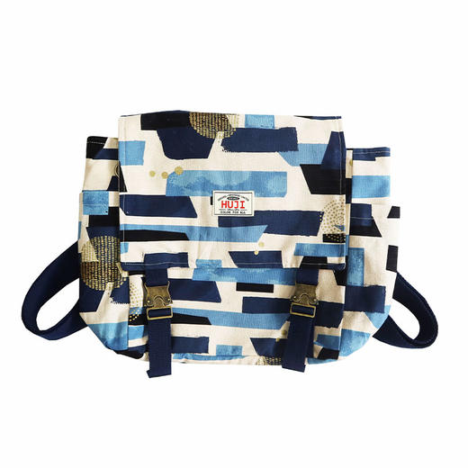 HUJI祤集Carton小盒子双肩包插画几何 商品图1