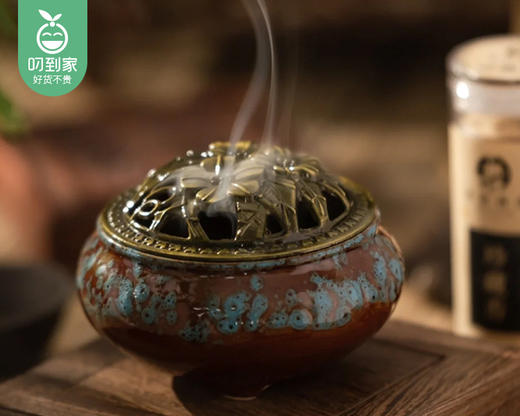 天然盘香驱蚊驱虫香薰（5香混合）/1桶（120盘）+赠香炉1个 商品图2