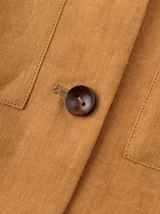 COCO ZONE ”风铃连体裤“刘一一夏季V领无袖单排扣收腰绑带休闲连衣裤CC2B0935 商品图6