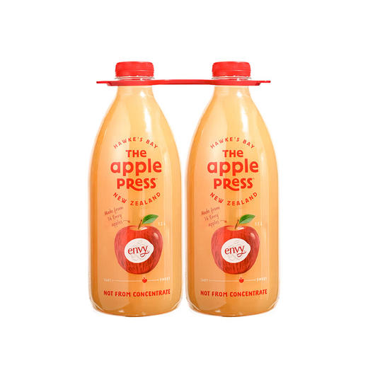 【山姆】The Apple Press新西兰进口原榨苹果汁 1.5L*2 商品图0
