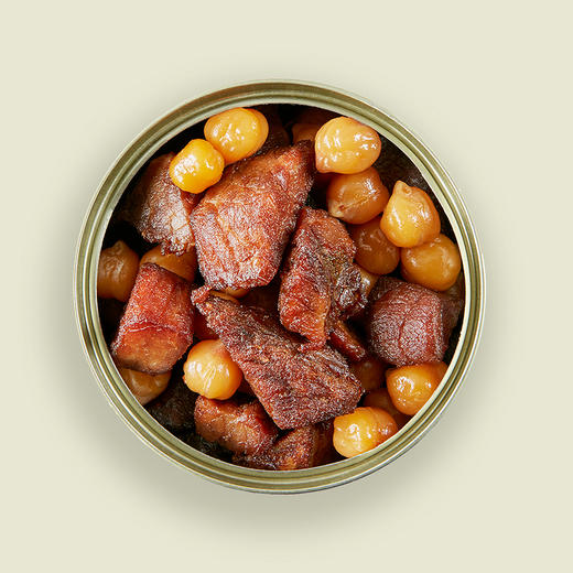 『卤牛肉与鹰嘴豆』醇香风味，开罐即享，动植物双蛋白，不添加防腐剂、香精、色素、味精、糖 商品图4