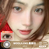 WOOLILENS / 黑寡妇 / 半年抛美瞳 / 2片入 / 14.2mm / 适中扩瞳细锁边提亮微高光 商品缩略图0