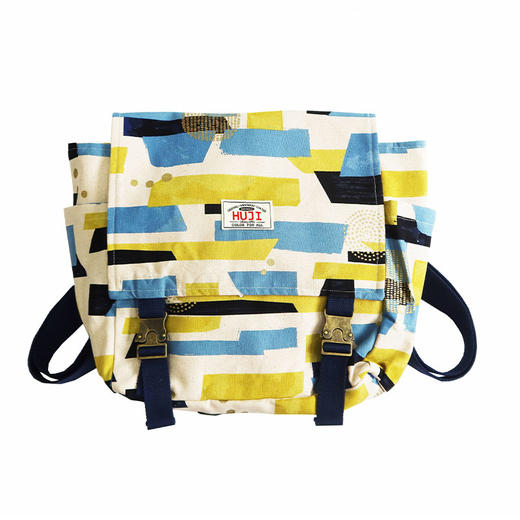 HUJI祤集Carton小盒子双肩包插画几何 商品图2