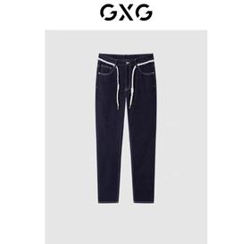 4F【GXG】GXG男装牛仔裤男修身腰头装饰