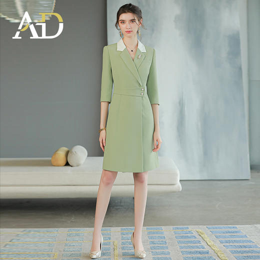 AD西装连衣裙高端气质名媛女神范高级感职业装裙子收腰显瘦西服裙 商品图0