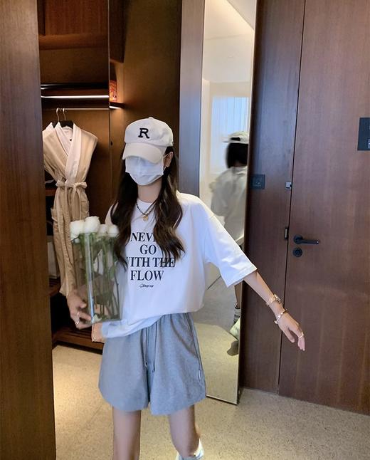 <曾小咸推荐>新品最最最后一波现货！卖完下架不再补！微信粉丝打折价！裤子女2023新款爆款韩版百搭休闲风直筒短裤高腰阔腿运动裤 日常89.90 立减39.91秒杀49.99！！ 商品图4