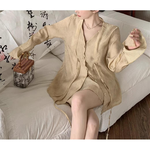 裁缝学苑AQ255新中式上衣天丝衬衫纸样短裙套装女装衬衣小衫打版裁剪样板 商品图3