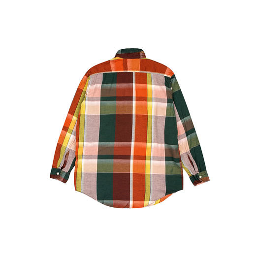 orslow ORIGINAL CHECK WORK SHIRTS 棉麻工装长袖格子衬衫 商品图4