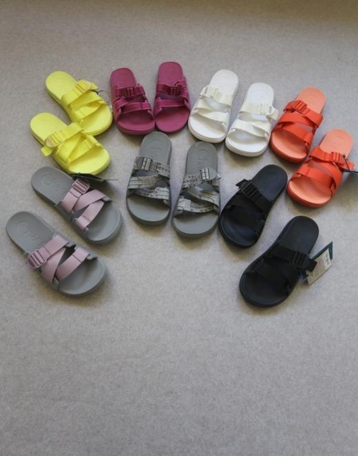 少 速来 哈！情侣段 Chaco Sandais 户外休闲 轻质可踩水 沙滩拖 7色入 商品图0