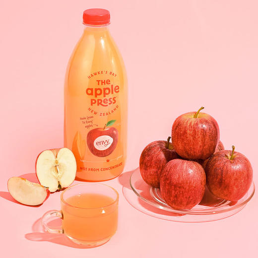 【山姆】The Apple Press新西兰进口原榨苹果汁 1.5L*2 商品图2