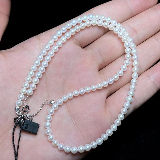 珍珠项链-玉美人菲菲HZ*S925珍珠小米珠项链约4mm 商品图0