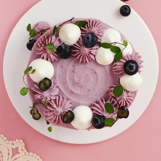 烤爱·生日蛋糕系列·紫芋松松·芋泥肉松·品质手作芋泥紫色聚会生日节日【仅限深圳同城配送】 商品图4
