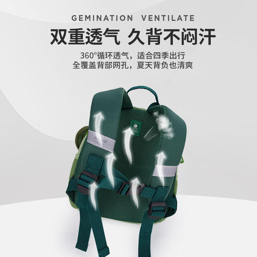 Zoyzoii B80探索系列帽子包 儿童书包男童幼儿园书包出游背包双肩包一年级书包女孩 商品图3