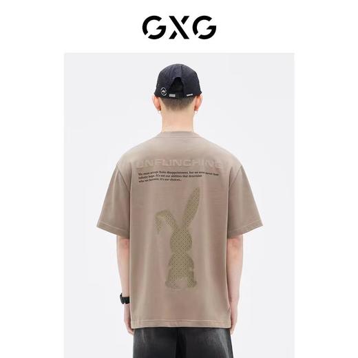 4F【GXG】GXG男装 圆领短袖T恤潮流 夏季 商品图0