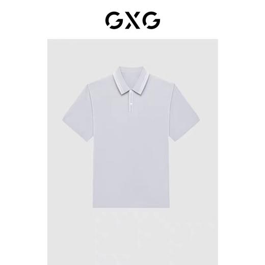 4F【GXG】GXG男装 条纹点缀时尚POLO衫 夏季 商品图0