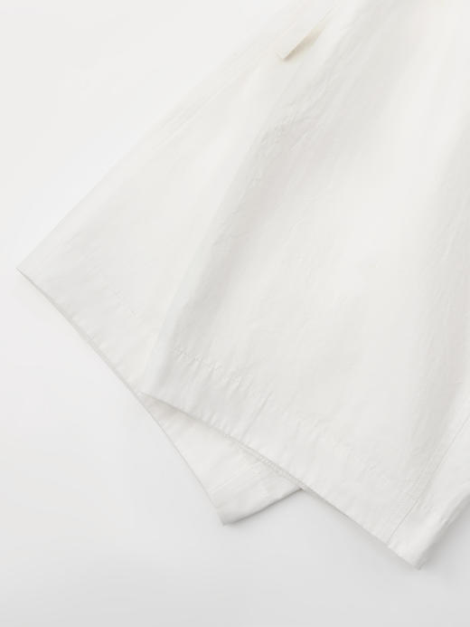 COCO ZONE”白萝卜裤“小白裤夏季松紧腰抽绳百搭阔腿休闲裤CC2B0738 商品图6