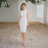 IWY/优雅白领法式连衣裙女夏季无袖西装裙显瘦修身配西装职业装裙Q14259 商品缩略图4